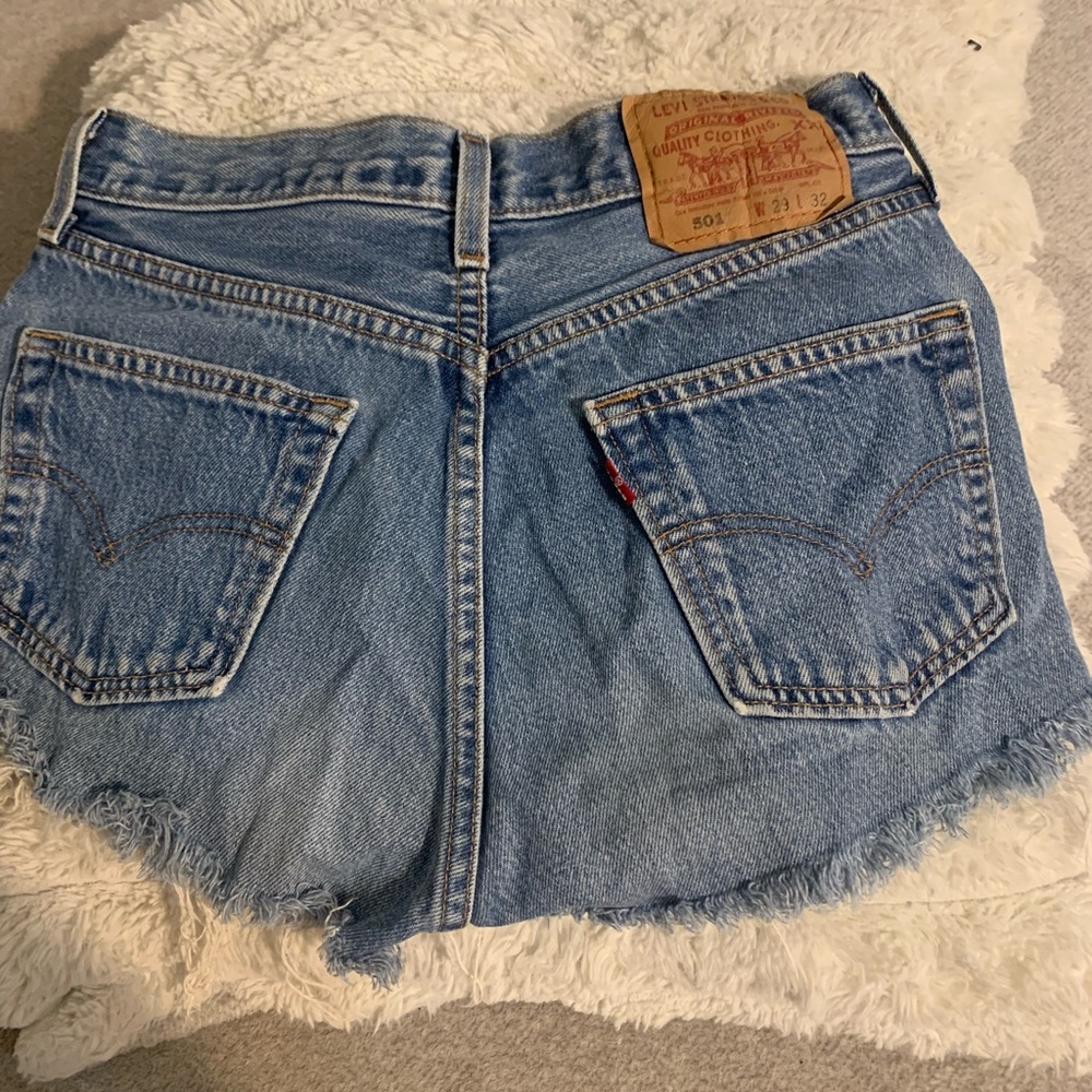Levi's Women's Light Blue Jean Shorts